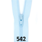 Rits 40 cm | YKK spiraal 3 | 542 lichtblauw Rits RITS - YKK - 3 - 40CM - 542 - LICHTBLAUW